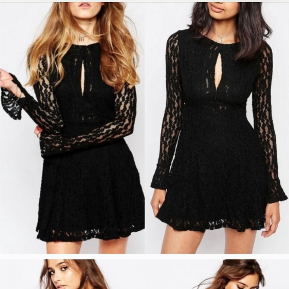 Black Free People Lace Dress